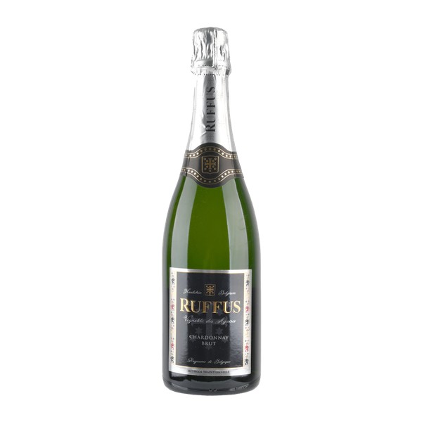 Vignoble des Agaises, Vin Mousseux de Qualité de Belgique Ruffus, Chardonnay Brut (0,75 l)
