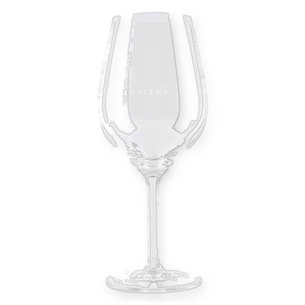 Palena,  Wijnglas met logo