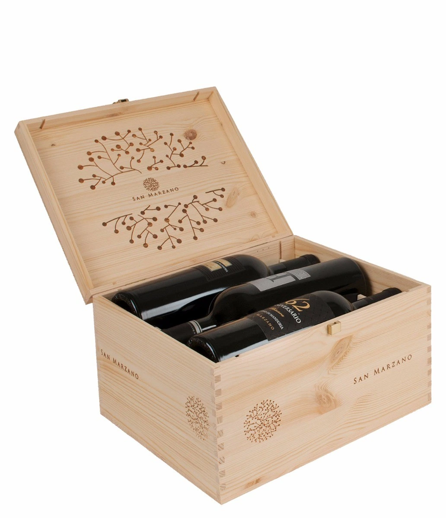 San Marzano,  6 vaks met logo San Marzano