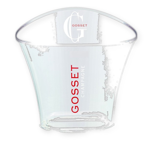 [GOSS804D] Champagne Gosset,  Plexiglazen Champagnerkoeler voor 1 fles (0,75 l)