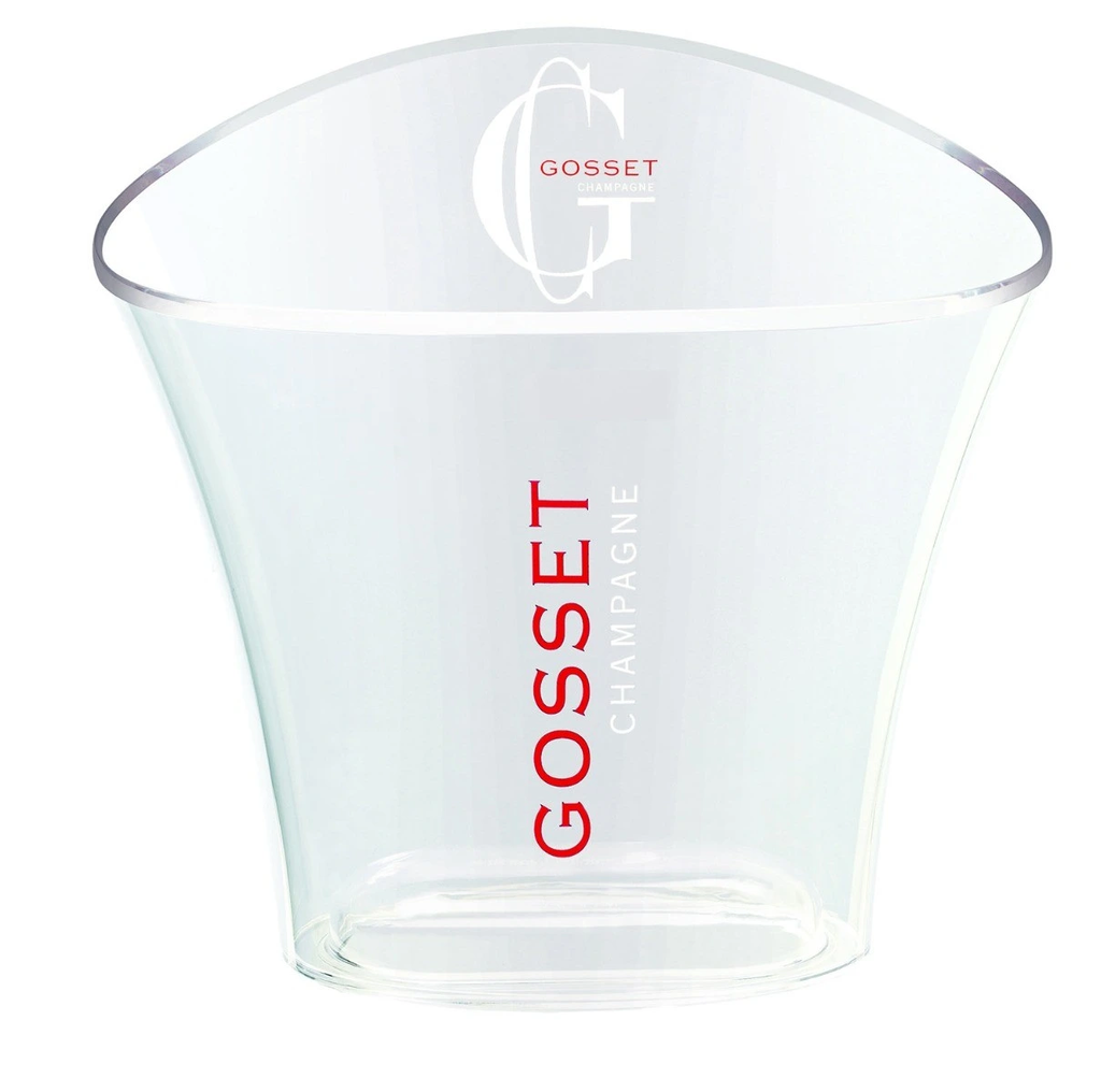Champagne Gosset,  Plexiglazen Champagnerkoeler voor 1 fles