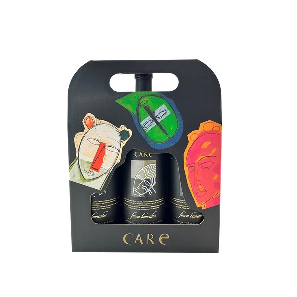 Bodegas Anadas,  Geschenkdoos zwart 3 vaks (2,25)