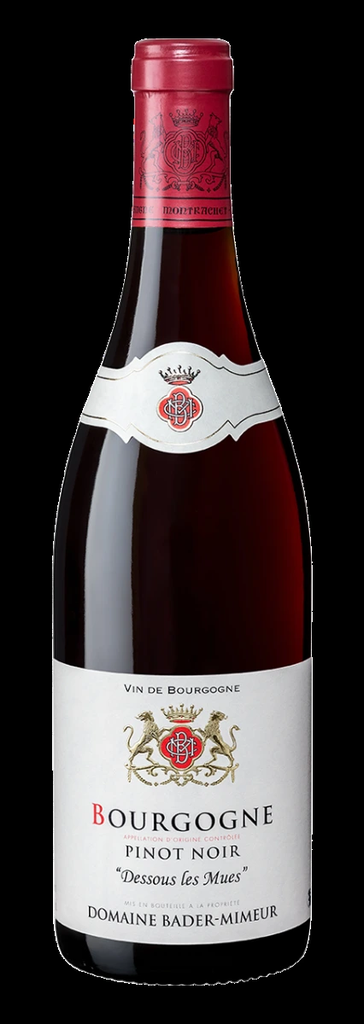Bader-Mimeur, Bourgogne AC Pinot Noir, Dessous Mues