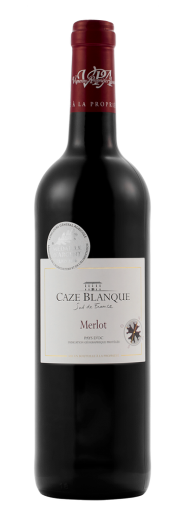 Caze Blanque, Pays d'Oc IGP Merlot 2023 (0,75 l)