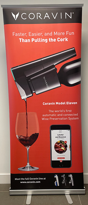 Coravin,  Roll up banner (3937)