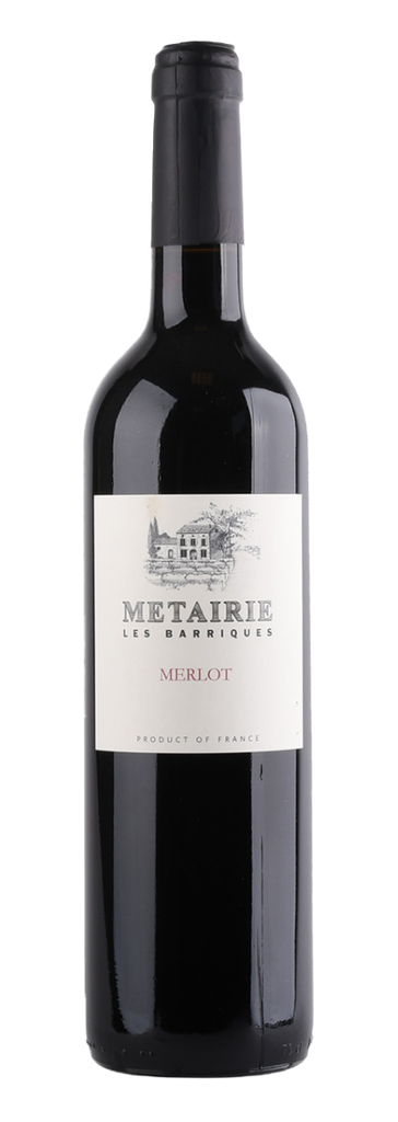 Métairie, Pays d'Oc IGP Les Barriques, Merlot 2023 (0,75 l)