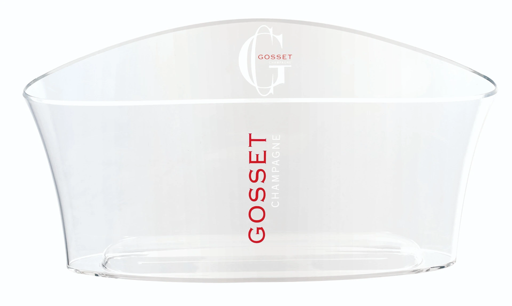 Champagne Gosset,  Plexiglazen Champagnerkoeler voor 5 flessen