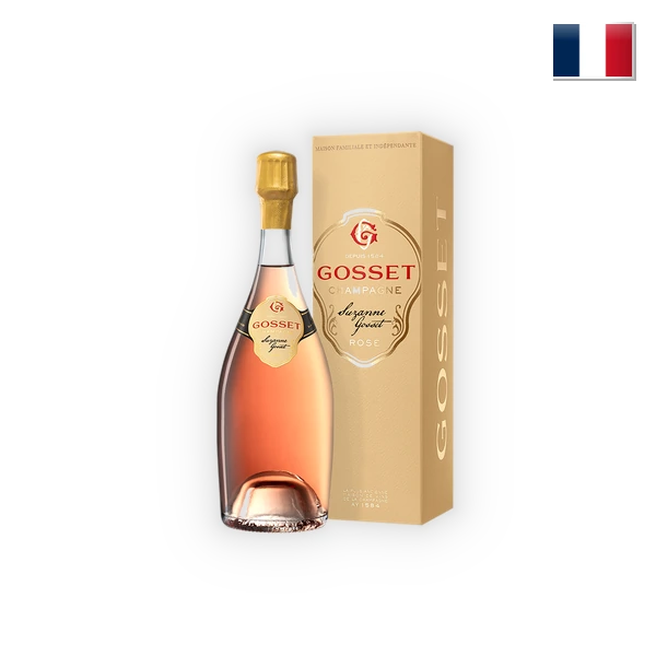 Champagne Gosset, Champagne AC Cuvée Suzanne Gosset, Rosé in giftbox, 0,75 l