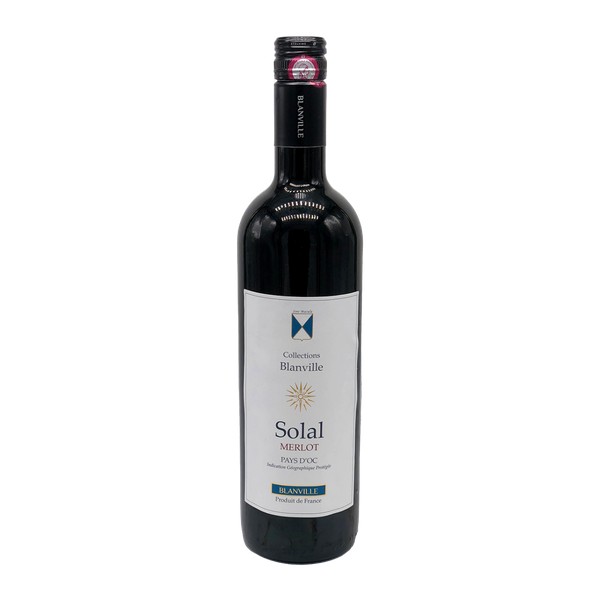 Château Haut-Blanville, Pays d'Oc IGP Solal, Merlot 2023 (0,75 l)