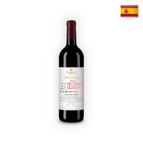 Vega Sicilia, Ribera del Duero DO Valbuena 5 annos 2021, 0,75 l