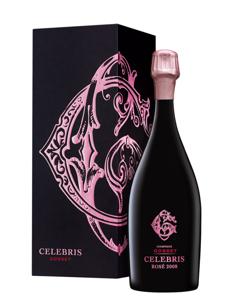 Champagne Gosset, Champagne AC Celebris Rosé Brut in Giftbox 2008 (0,75 l)